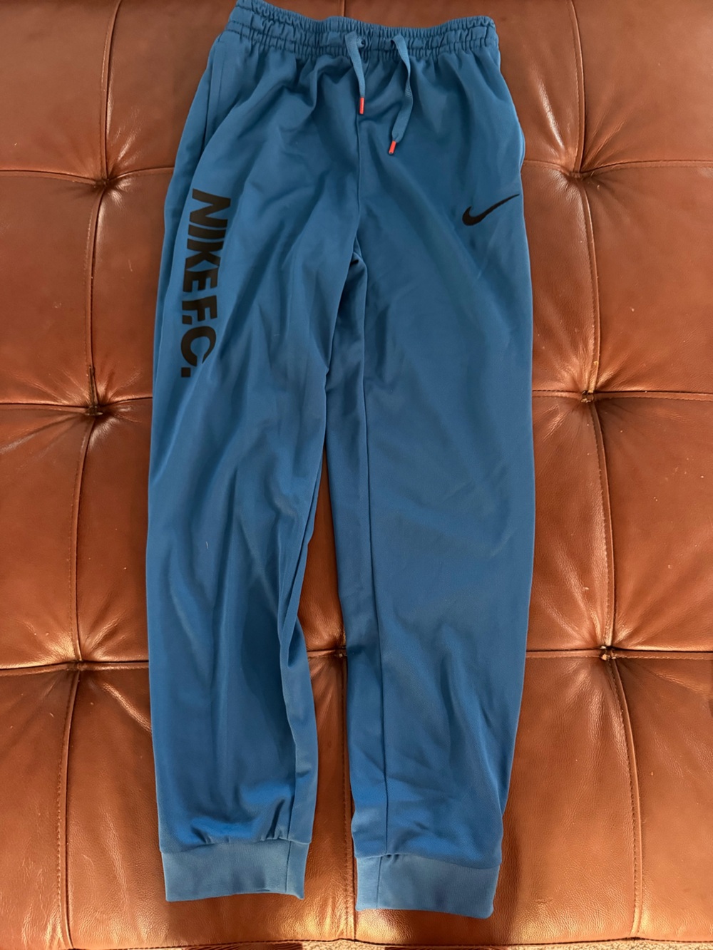 Nike Blue Athletic Joggers with Black Branding
